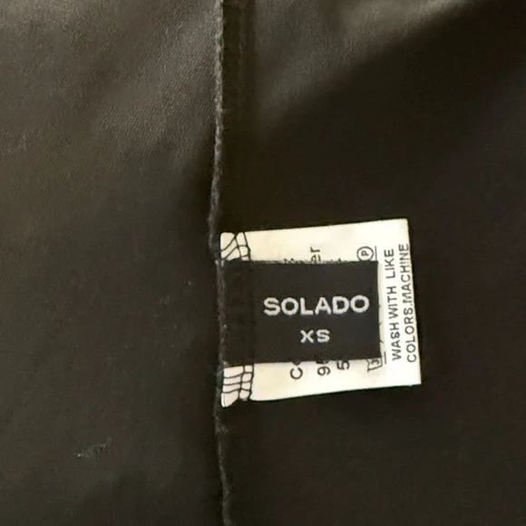 SOLADO Black Maxi Dress - Picture 3 of 4